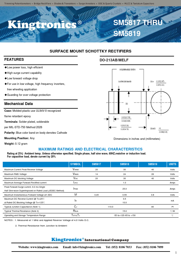 SM5817 Kingtronics