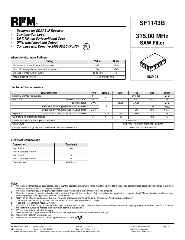 SF1143B