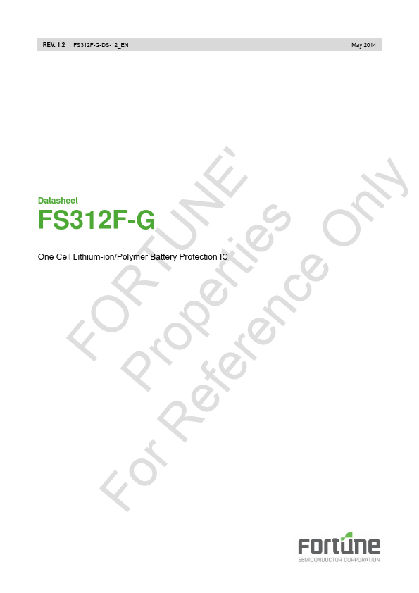 <?=FS312F-G?> डेटा पत्रक पीडीएफ