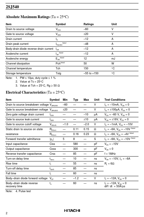 2SJ540