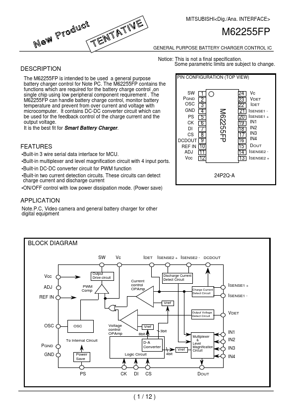 M62255FP Mitsubishi