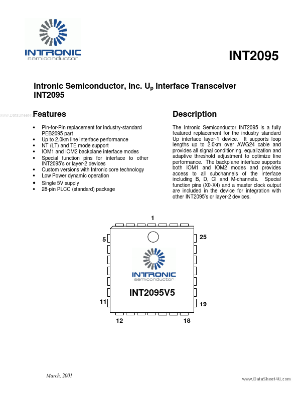 INT2095 Intronic Semiconductor