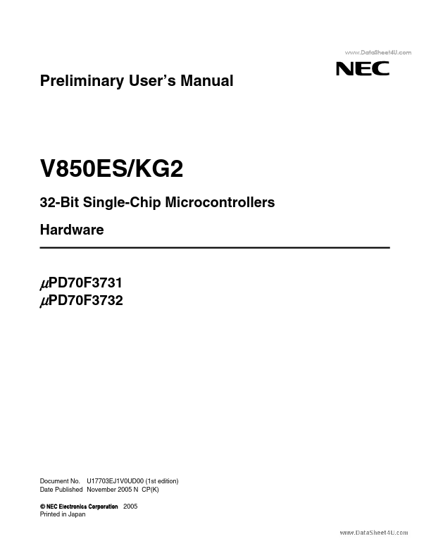 UPD70F3732 NEC Electronics
