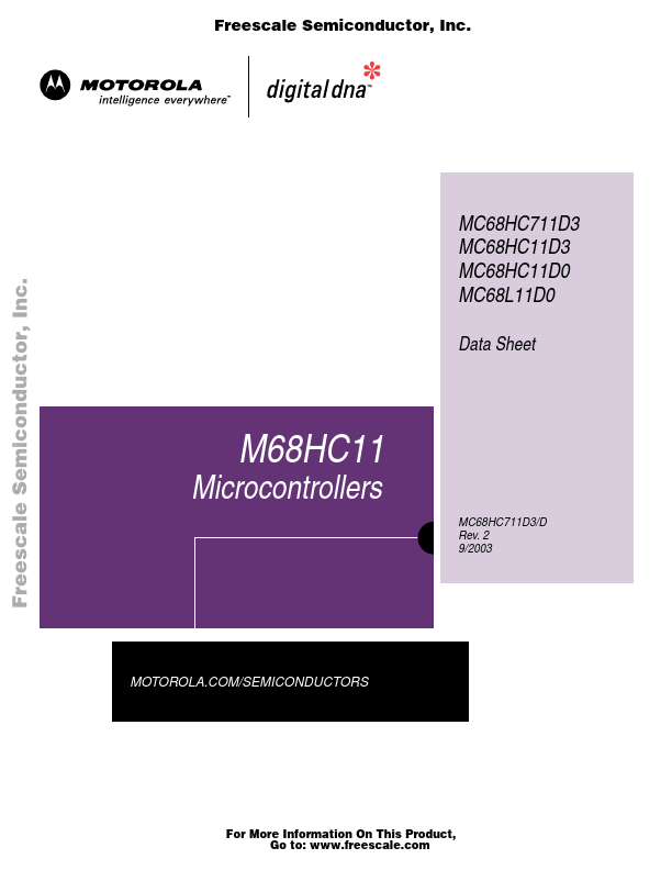 MC68HC11D3 Motorola