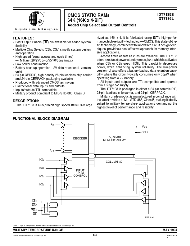 IDT7198S