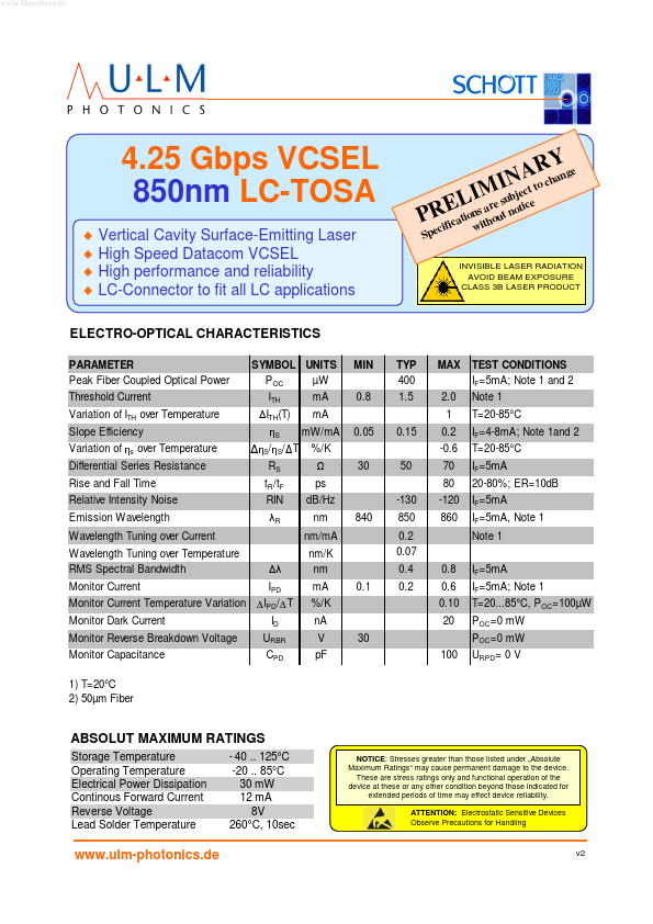 ULM850-04-TN-ULCBPN