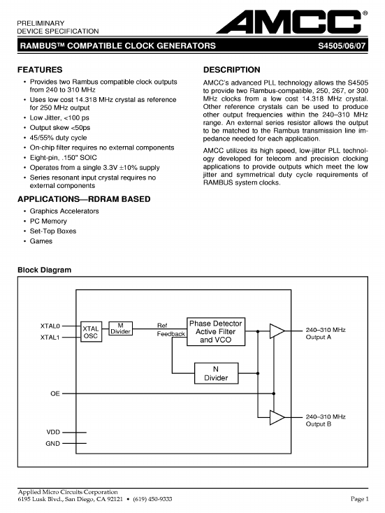 S4507 AMCC