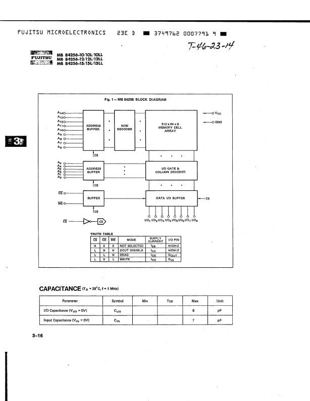 MB84256-12L