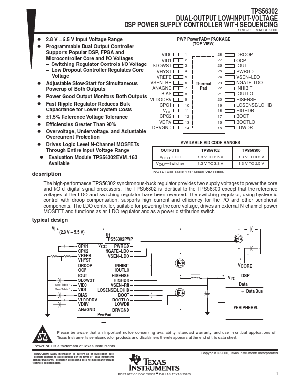 TPS56302 Texas Instruments