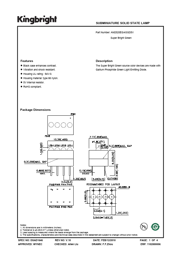 <?=AM2520EG-4SGD5V?> डेटा पत्रक पीडीएफ