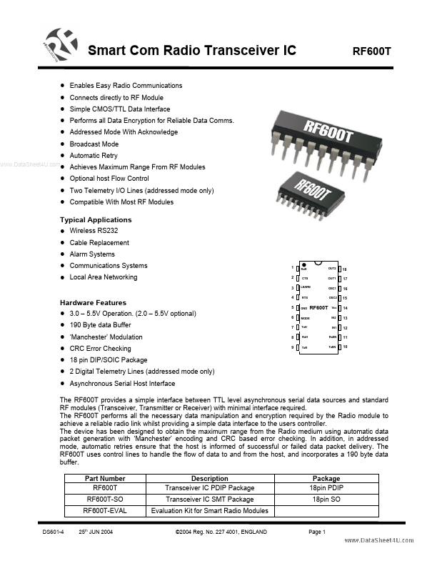 RF600T rfsolutions