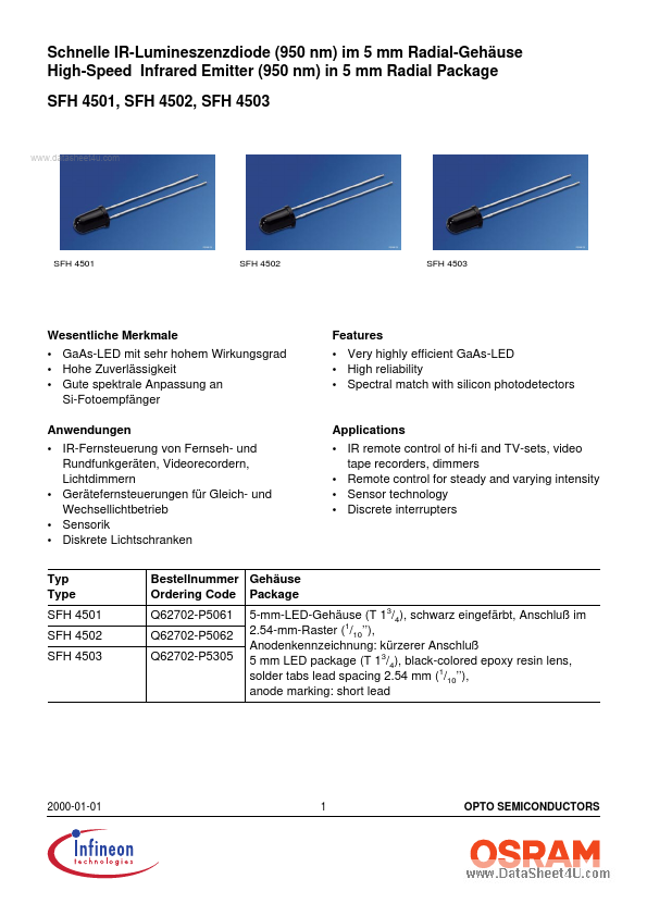 SFH4502 Osram