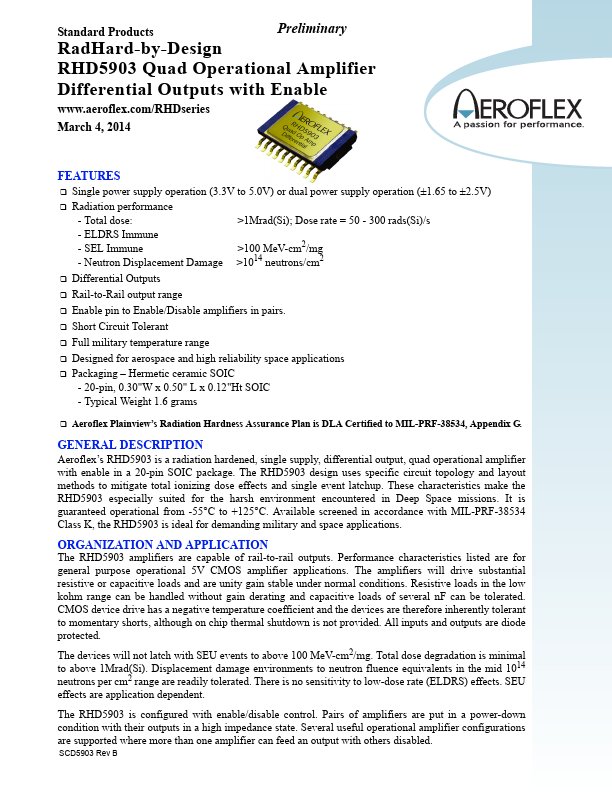 RHD5903 Aeroflex Circuit Technology