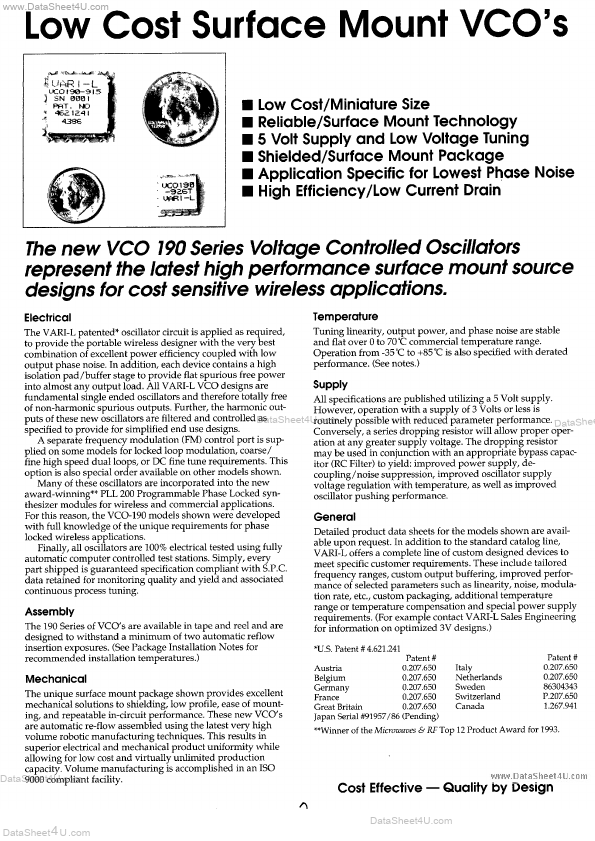 VCO190-2200 Vari-L
