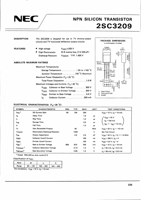 C3209 NEC Electronics