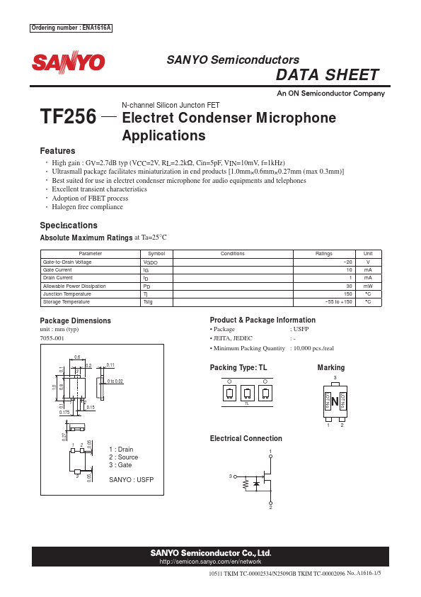 TF256 Sanyo Semicon Device