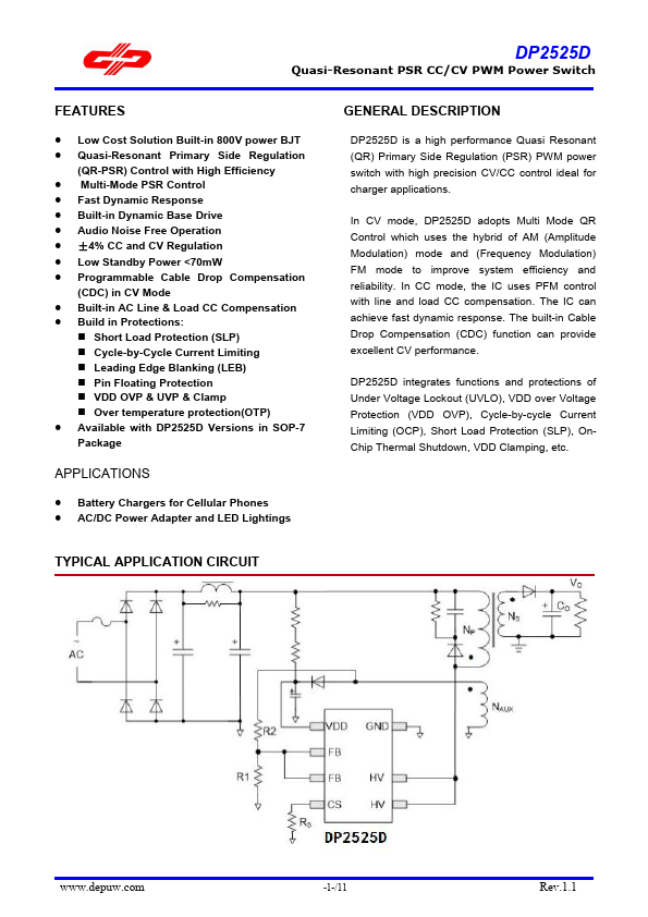 DP2525D DEVELOPER MICROELECTRONICS