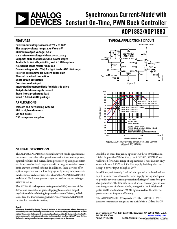 <?=ADP1883?> डेटा पत्रक पीडीएफ