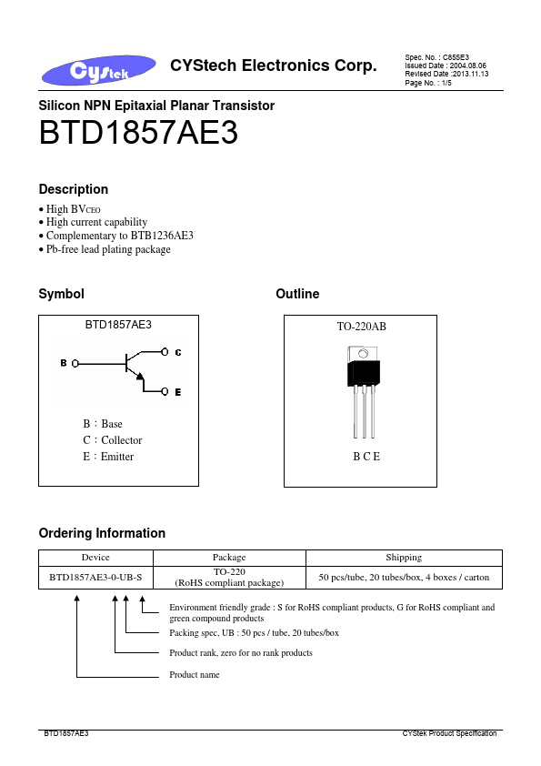 BTD1857AE3