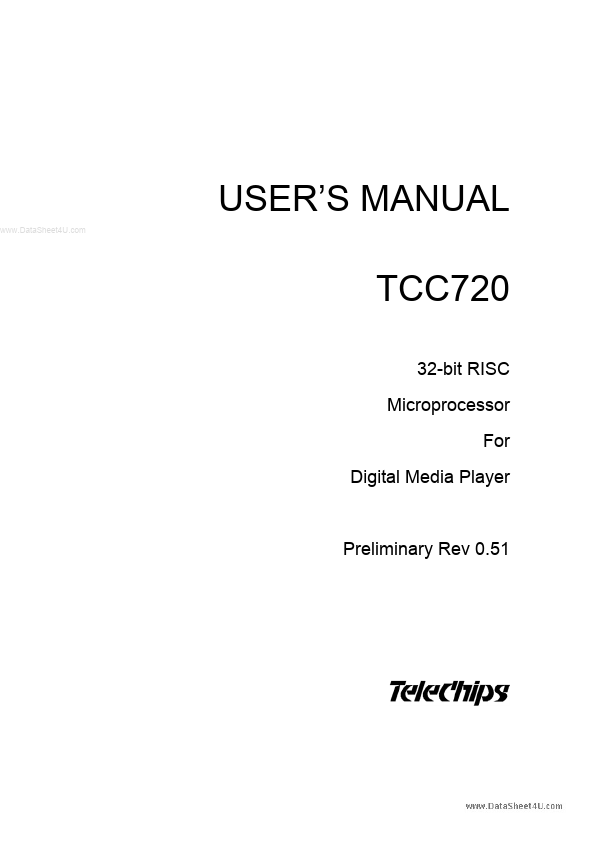 <?=TCC720?> डेटा पत्रक पीडीएफ