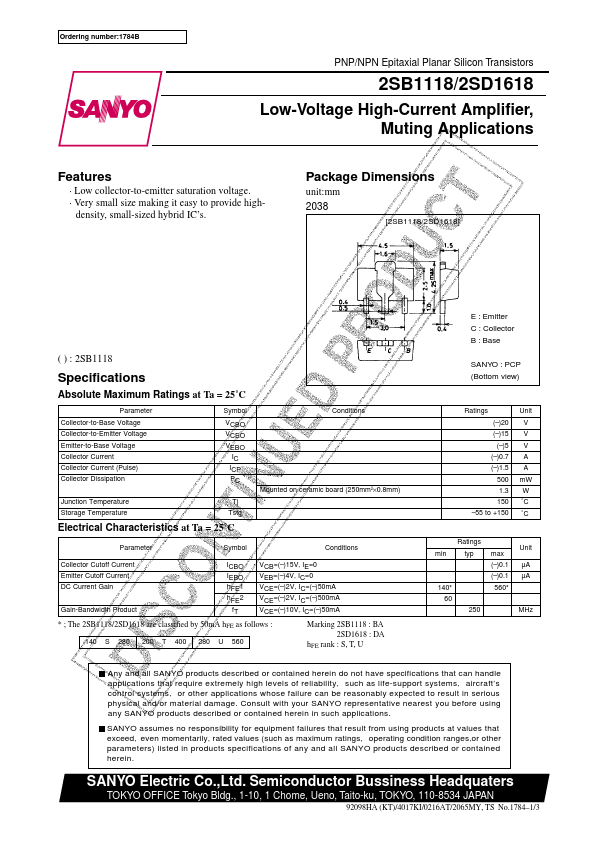 2SB1118