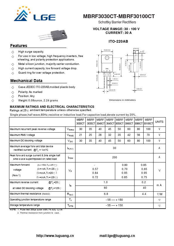 MBRF3045CT