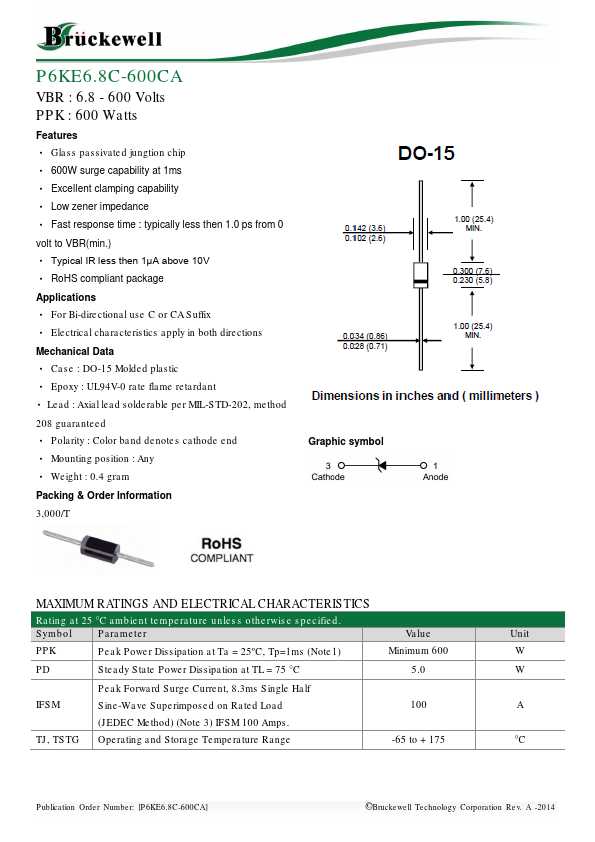 P6KE9.1CA