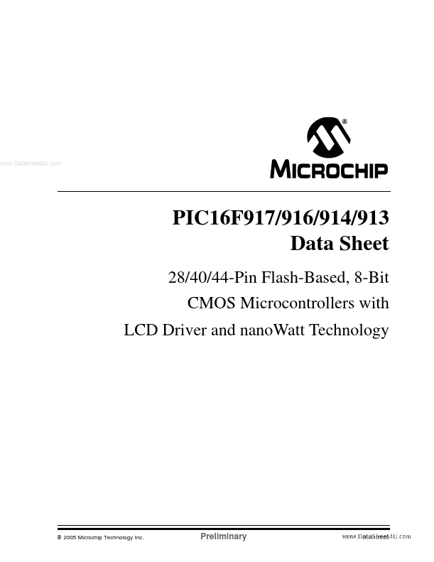 16F913 Microchip Technology