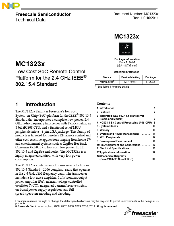 MC13233C Motorola Semiconductor Products