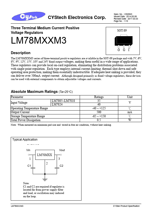 LM78M15M3