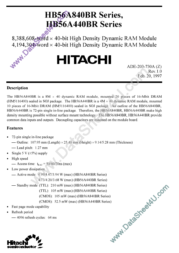 <?=HB56A840BR?> डेटा पत्रक पीडीएफ