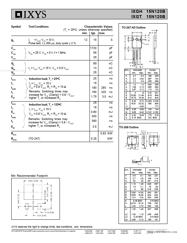 IXGT15N120B