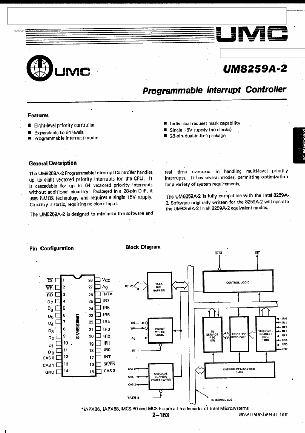 UM8259A-2 UMC Corporation