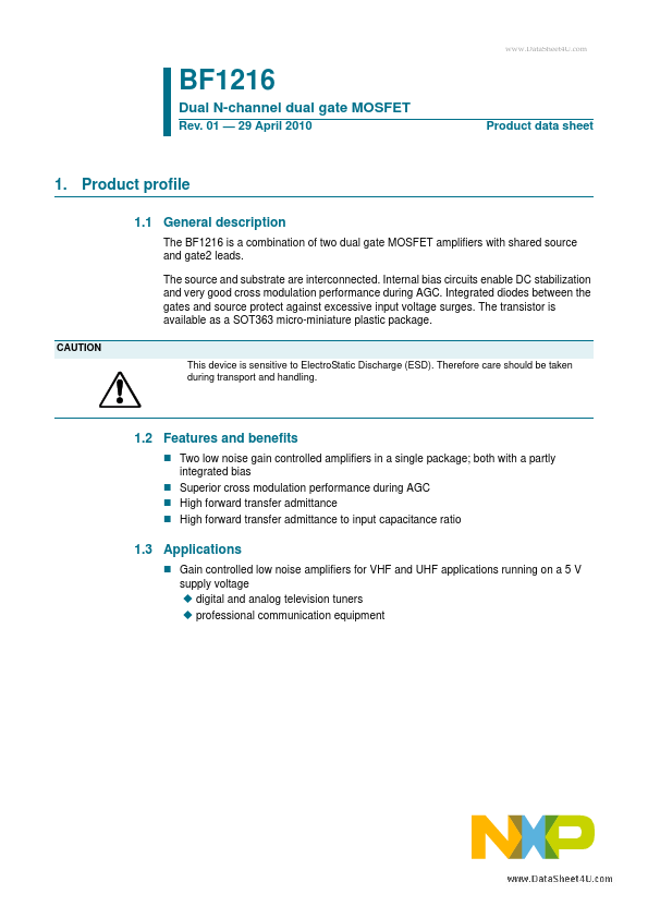 BF1216 NXP