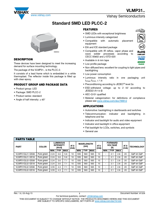 VLMP31H2J2-GS18