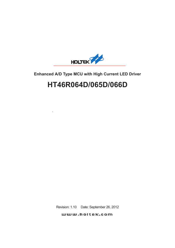 HT46R066D Holtek Semiconductor