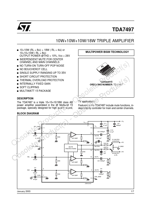 TDA7497