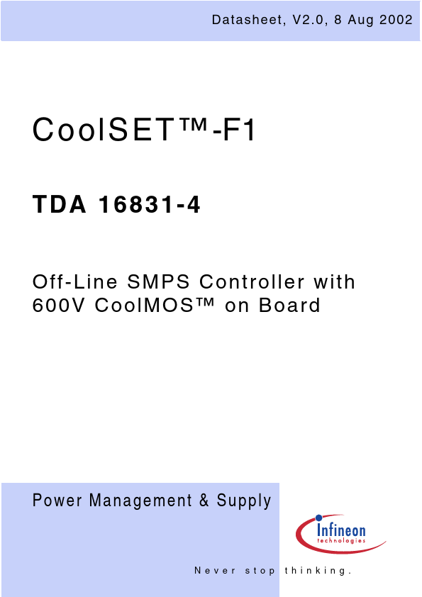 TDA16834 Infineon Technologies