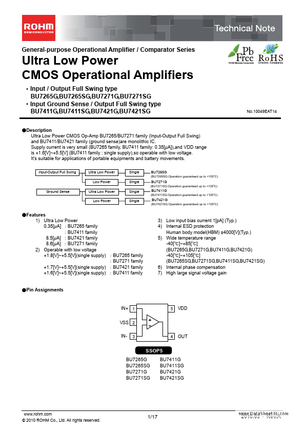 <?=BU7411SG?> डेटा पत्रक पीडीएफ