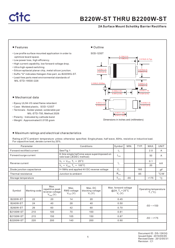 B2150W-ST CITC