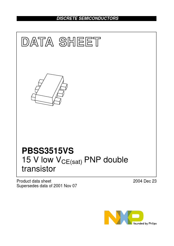 <?=PBSS3515VS?> डेटा पत्रक पीडीएफ
