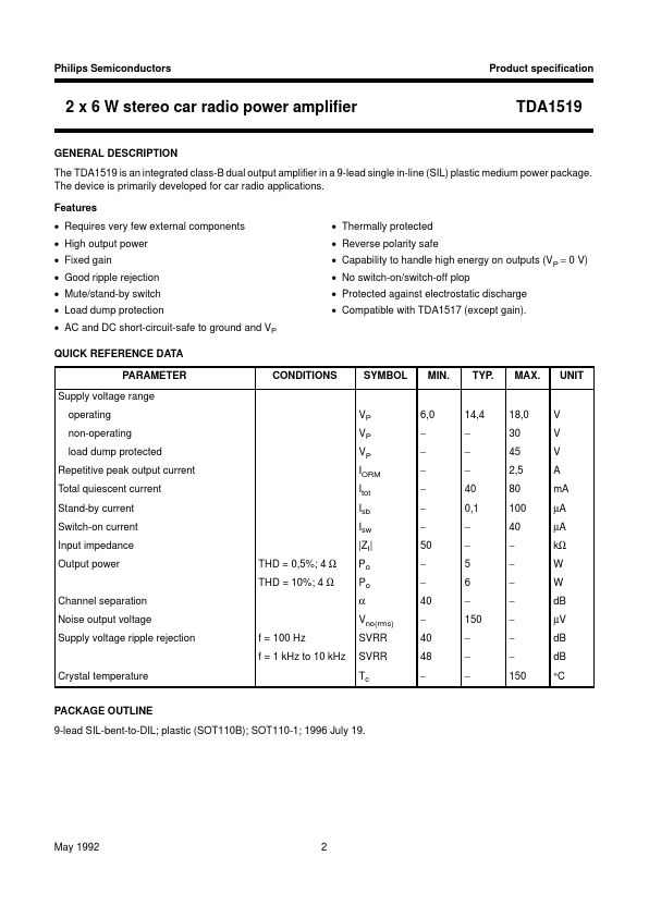 TDA1519