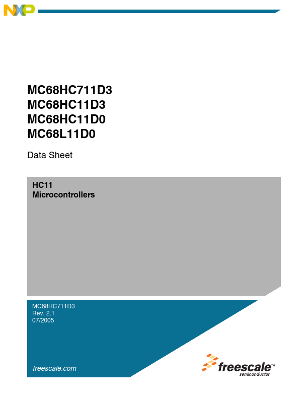 MC68HC11D0 Freescale Semiconductor