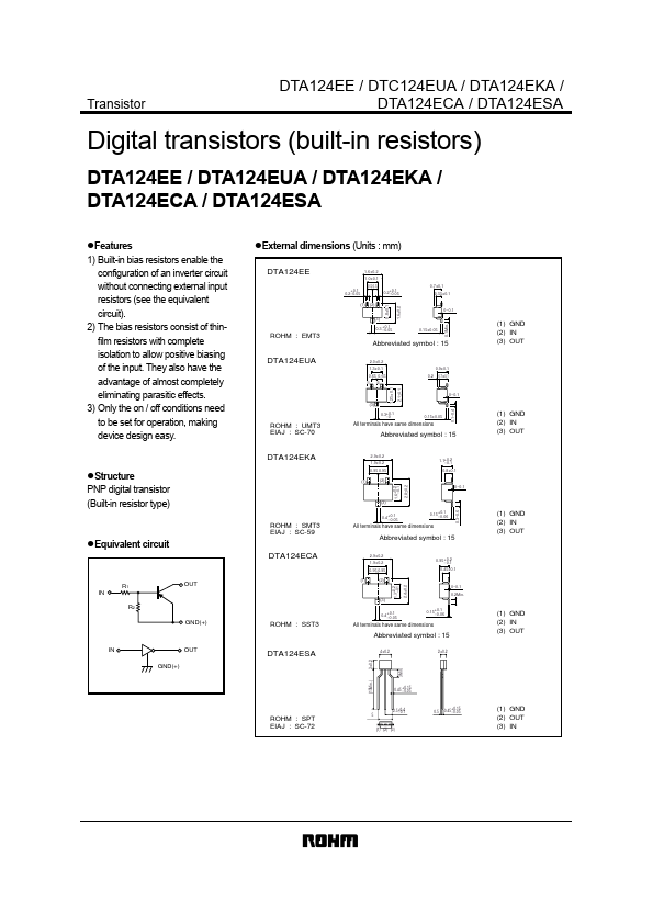 DTA124ECA