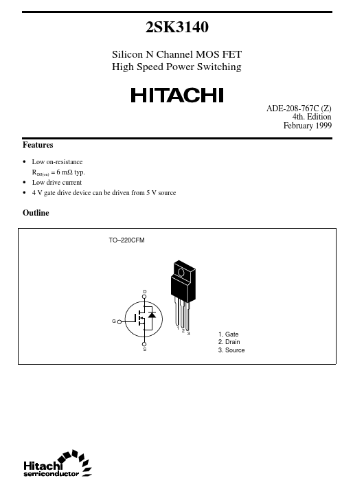 K3140 Hitachi Semiconductor
