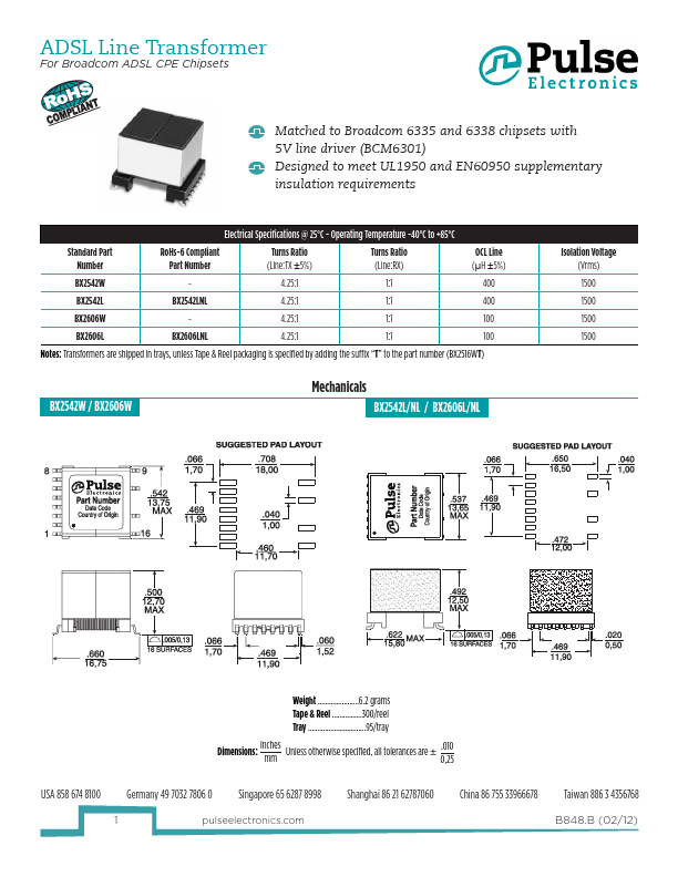 BX2542L