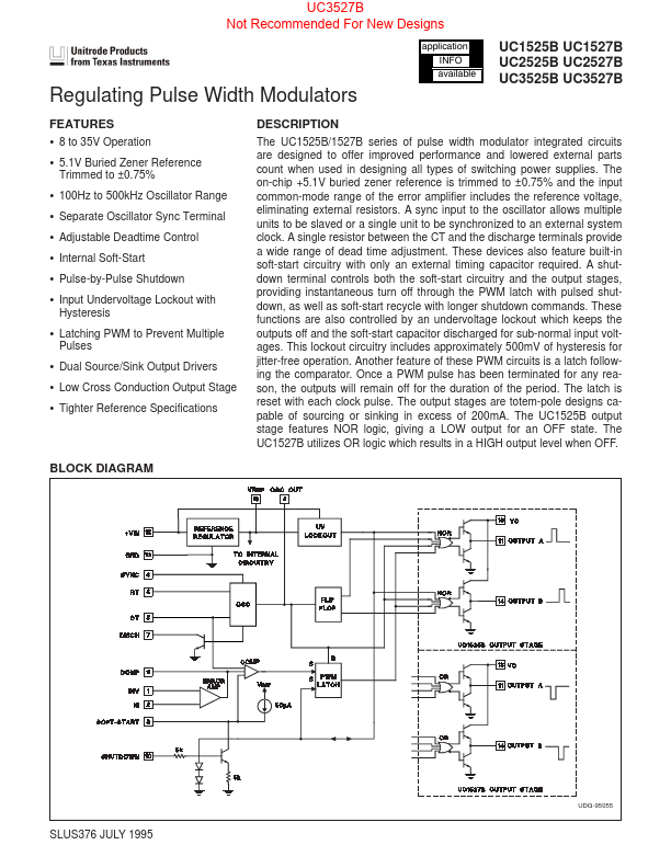 UC3527B Unitrode