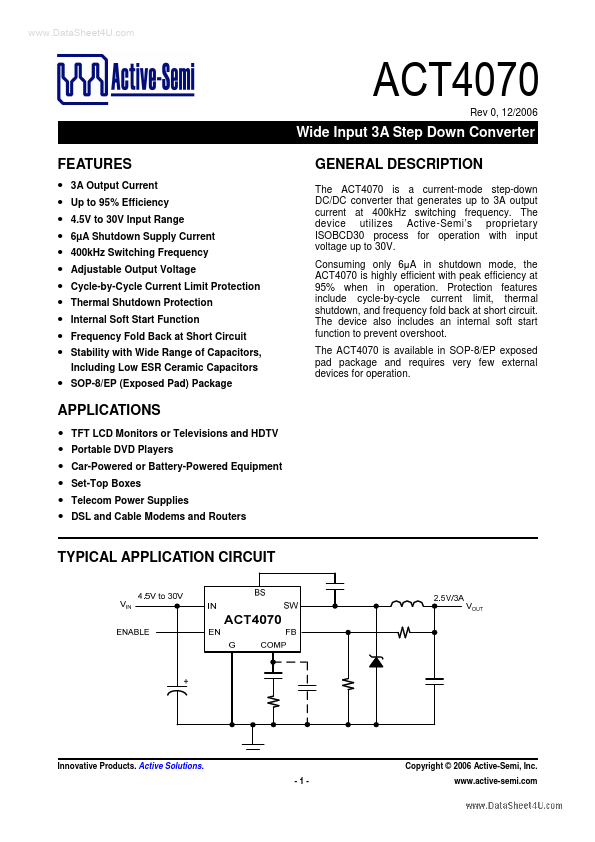 ACT4070 Active-Semi