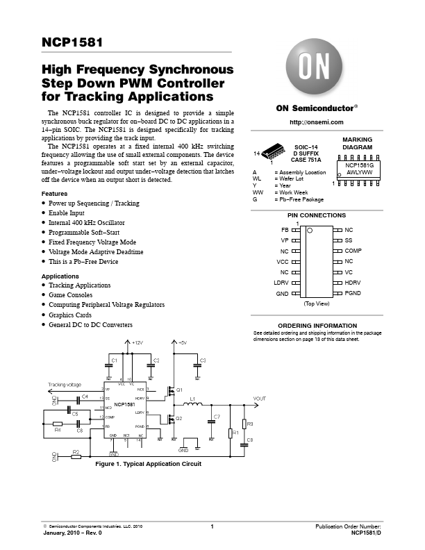 NCP1581 ON Semiconductor