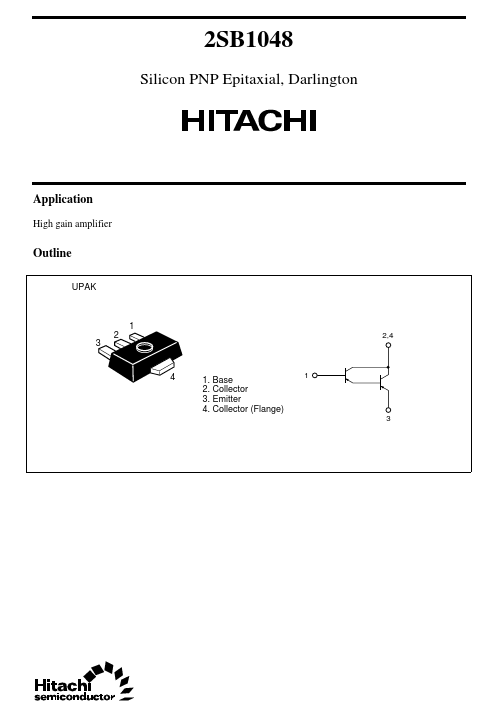 2SB1048 Hitachi Semiconductor